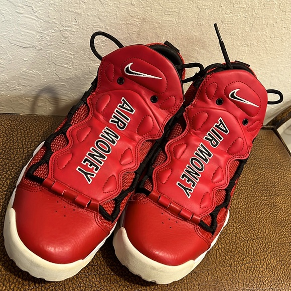 Nike | Shoes | Rare Vintage Nike Air More Money Basketball Gym Red